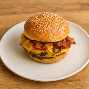 Hamburguesa Cheddar & Bacon