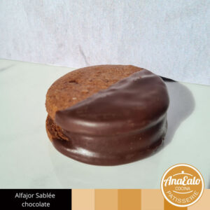 Alfajores sablée chocolate