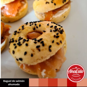 Bagel salmón ahumado