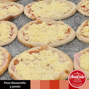 Pizza Muzzarella y jamón