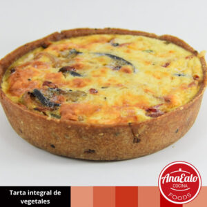 Tarta integral de vegetales