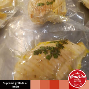 Suprema grillada al limón