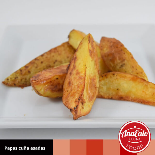 Papas cuña asadas