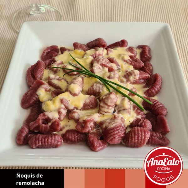 Ñoquis de remolacha 2 p