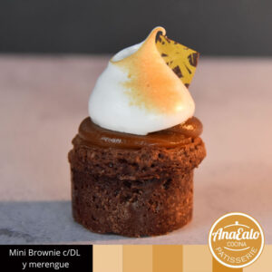 Mini Brownie c/DL y merengue
