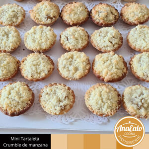 Mini Tartaletas crumble manzana