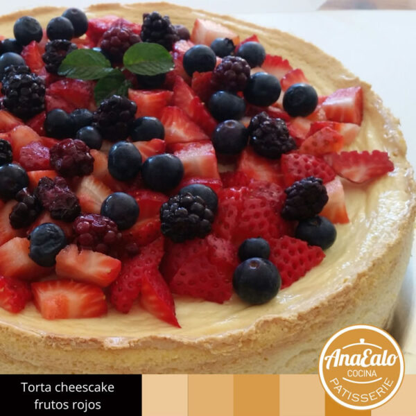 Torta Cheescake Frutos Rojos CHICA