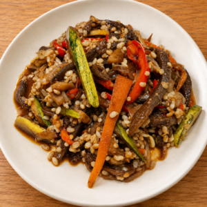 Salteado de verduras