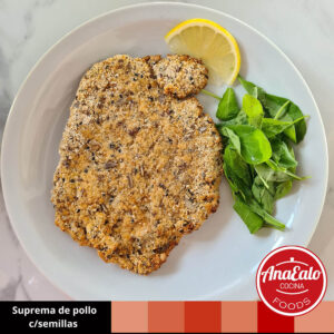 Suprema de pollo c/semillas