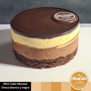 Mini Cake Mousse choco blanco y negro