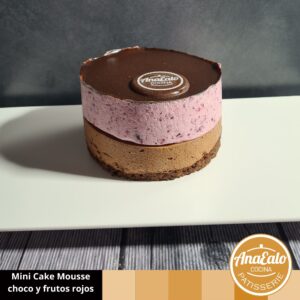 Mini Cake Mousse chocolate y frutos rojos