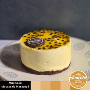 Mini Cake Mousse de maracuyá