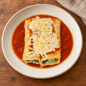 Canelones de espinaca