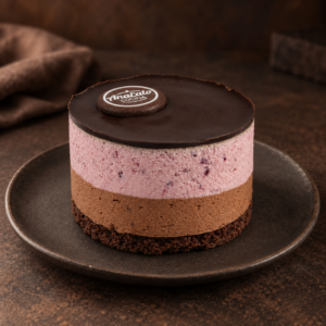Mini Cake Mousse chocolate y frutos rojos