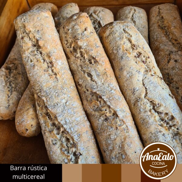 Baguette rústica multicereal