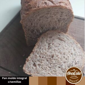 Pan de molde integral c/semillas
